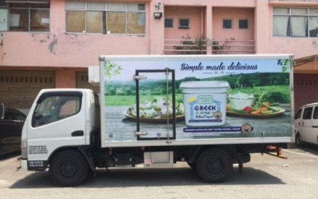 Lorry Advertising For Farmers Union