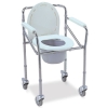 Steel Commode Chair with wheel (RM239) COMMODE CHAIR / WHEELCHAIR