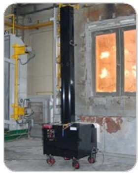 Vertical Furnace Heat Flux Tester