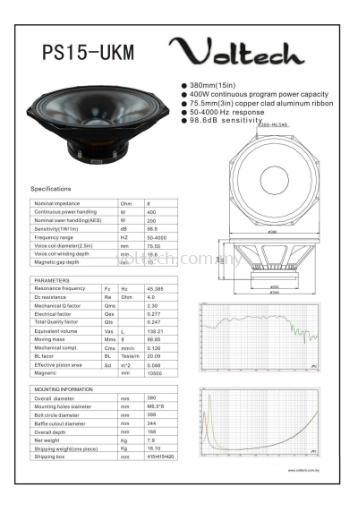 Voltech PS15-UKM