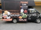 Moving Cafe Truck Box Lorry UV Sticker at Klang Food Trucks TRUCK LORRY STICKER