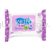 Wetty Lavender Fragrance Wet Wipes 30 PCS Lavender Fragrance Wetty 30's Wetty