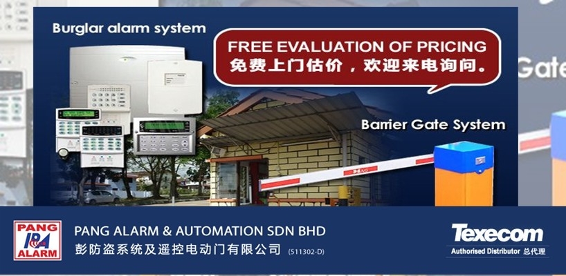 Pang Alarm & Automation Sdn Bhd Johor Bahru Johor Ubahsuai Rumah & Hiasan Rumah  Malaysia