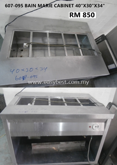 USED : 607-095 BAIN MARIE CABINET RM850