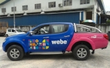 Van Advertising For Webe Broadband Car Advertising Vehicle Advertising