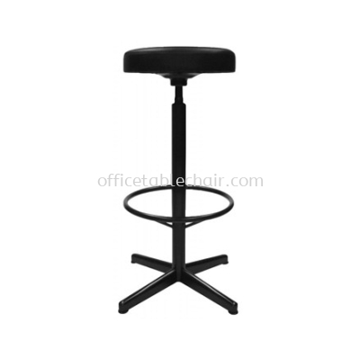 HIGH PRODUCTION STOOL CHAIR C/W 4 PRONG EPOXY BLACK METAL BASE PS3