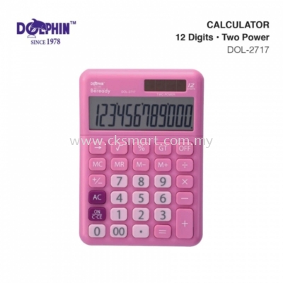 DOLPHIN 12 DIGITS CALCULATOR DOL - 2717