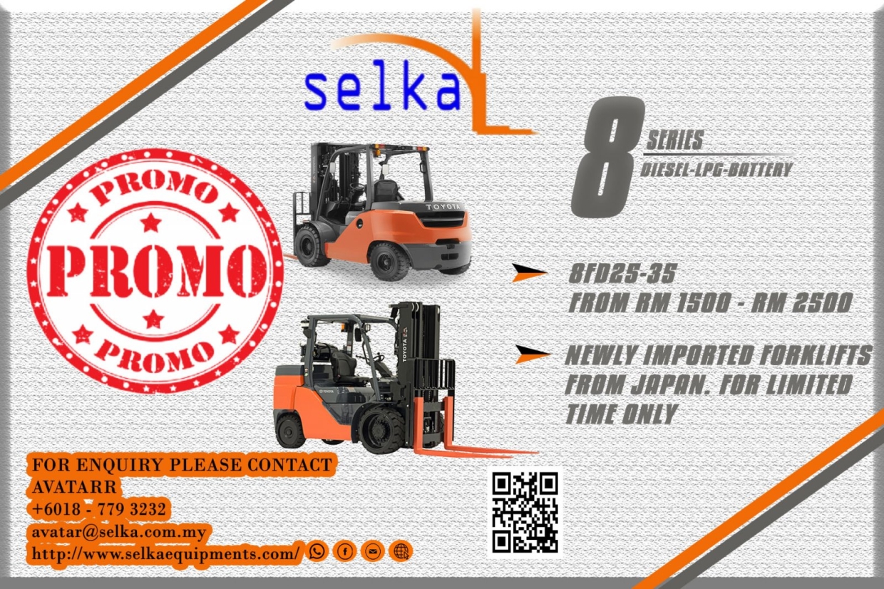 FORKLIFT JOHOR BAHRU, PASIR GUDANG , NILAI , SENDAYAN , SEREMBAN