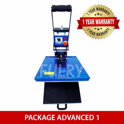 ( PACKAGE ADVANCED 1 ) Heat Press 40x50cm Auto Open with Drawer + Silhouette Cameo V3 Plotter + Epso