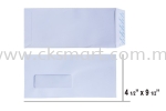 4.5 X 9.5 WHITE WINDOW ENVELOPE  Envelopes