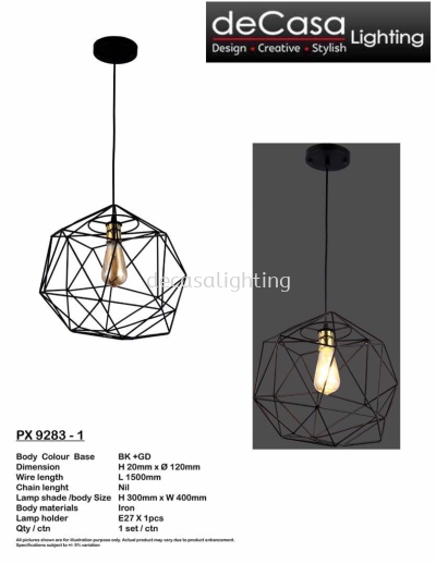 Loft Retro Pendant Light