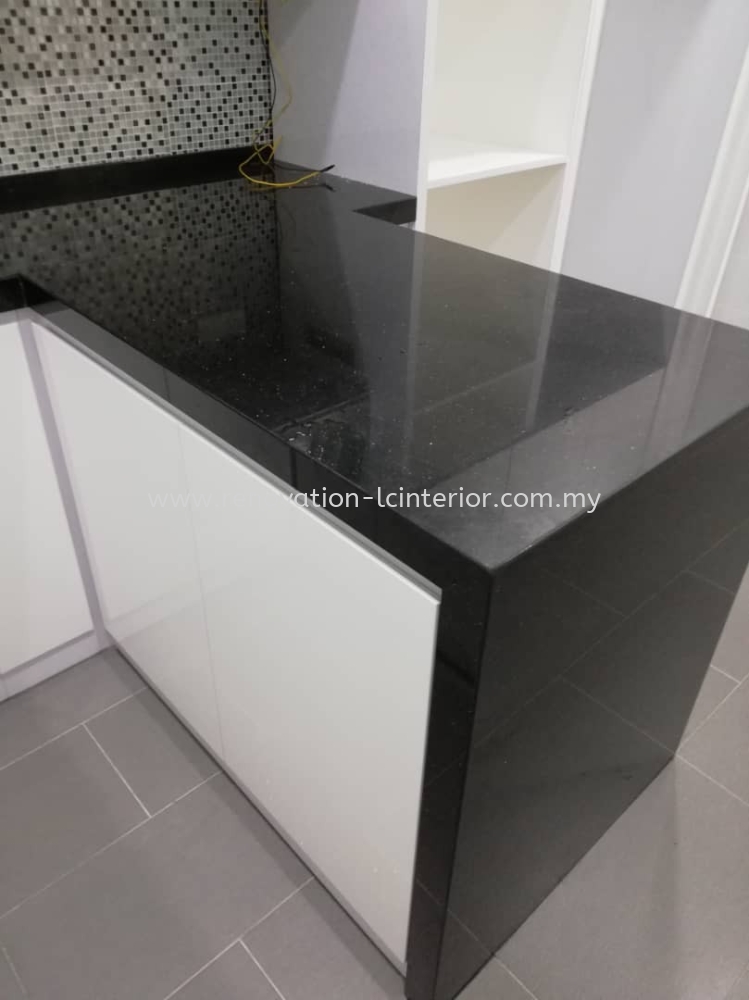 Table Top With Granite Kitchen Cabinet Service