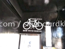 Bicycle Shop 3D Box up lettering Signage at klang kapar PAPAN TANDA HURUF TIMBUL 3D