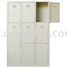 9 Compartments Steel Locker Multiple Locker Steel Cabinet & Safe Box