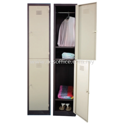 S114/C  - 2 Compartments Steel Locker