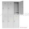 6 Compartments Steel Locker Multiple Locker Steel Cabinet & Safe Box