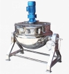 JACKETED STEAM COOKING TANK WITH TILTED STAND (CODE: 1100) Mixing tank / homogenizer