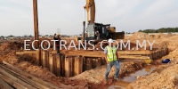 Proposed Car Battery Manufacturing Plant at Kuantan Integrated Industrial Park Sheet Piling Project Completed