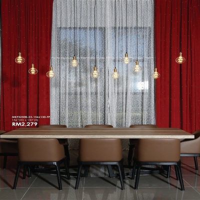 M Reforma Custom Made French Pleat Curtain (91"-100" w x 106" h)