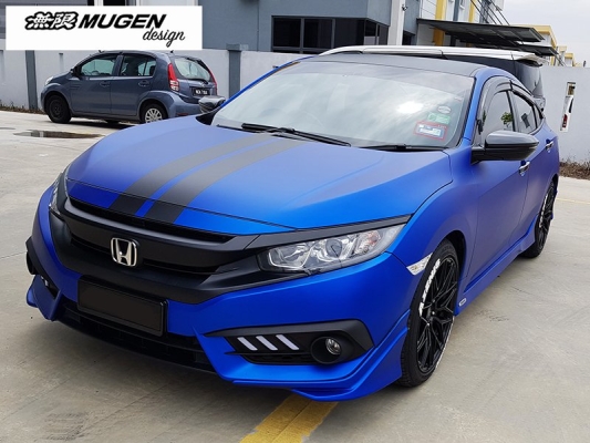 HONDA CIVIC (FC) 2016 - 2021 = MUGEN DOOR VISOR