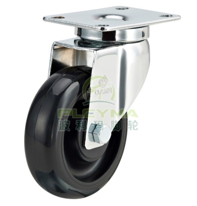 ESD Black PU - Swivel Top Pate 