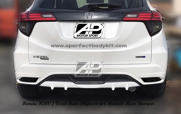 Honda HRV / Vezel Rear Diffuser for Modulo Rear Bumper 