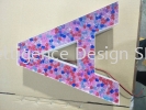  Diamond surface embossed 3D LED Lettering