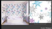 70-541 frozen snowflake G & B - Kids @ Home - 2017 Germany Wallpaper - Size: 53cm x 10m