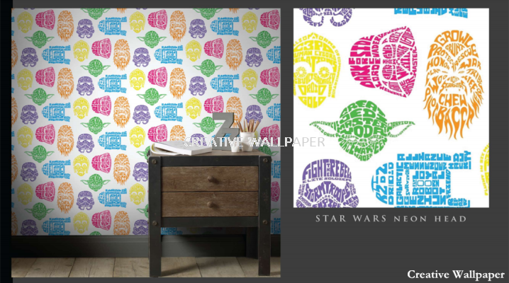 101392 star wars neon head