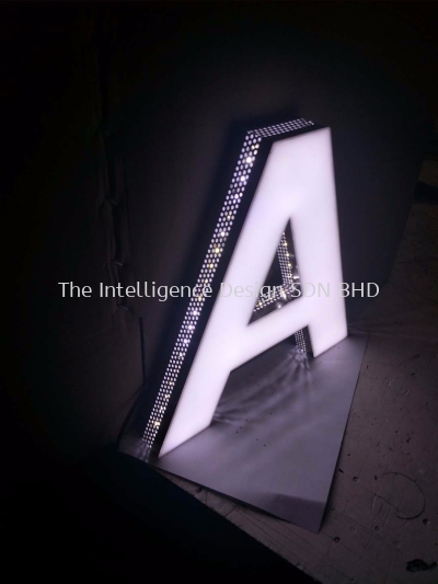 3D box up led signboard