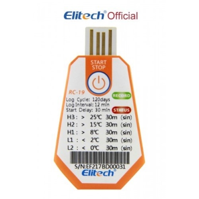 ELITECH RC-19 DISPOSABLE TEMPERATURE DATA-LOGGER