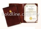 Certificate Holder - PU Leather Certificate Holder Diary & Calendar Premium Gifts