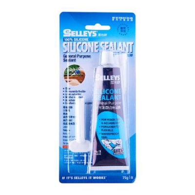 SELLEYS Silicone Sealant Clear 75g