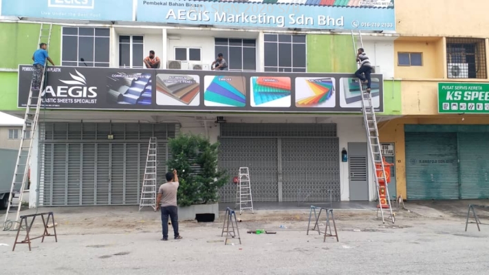 Signboard without Light (Polycarbonate Board)