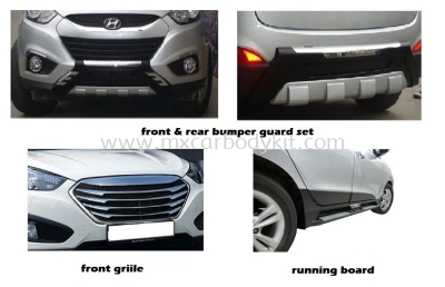 HYUNDAI TUCSON BUMPER GUARD SET 