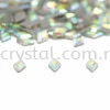 Signature PLUS, Special Shape, Code 832# Diamond Shape Flat Back, 3.9*6.6mm, Crystal AB  Hotfix Signature PLUS - Special Shape Hotfix