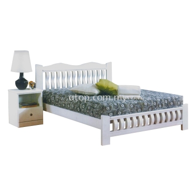 Atop ATN 8696WH King Size Bed Frame