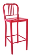 Navy High Chair Bar Stool