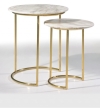 ST907 Side Table With Stainless Steel Gold Frame Side Table Table