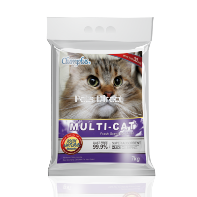 Multi-Cat Fresh Scent Cat Litter 7kg