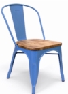 Tolix Wood Chair  Chairs