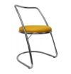 CL817 L Chrome / Black Epoxy Bar Chair/ Lab Chair Local Made