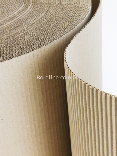 Single Face Corrugated Paper Roll Wrap/ Gulungan Kertas Wrap (47 X 28kg X 1 Roll)