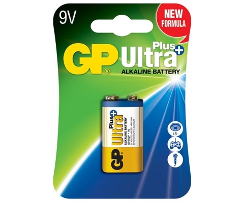 GP Plus Ultra Alkaline Battery 9v GP1604AUP-C1 
