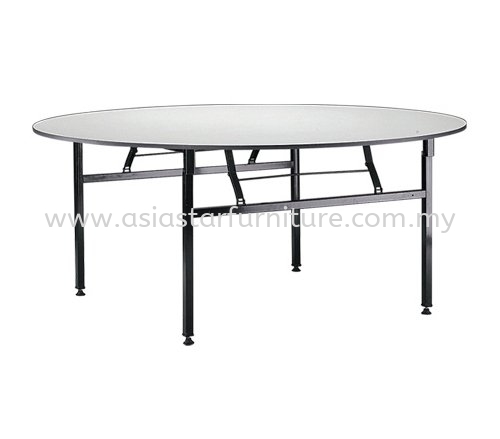 6' ROUND BANQUET TABLE / FOLDABLE TABLE- banquet table pj new town | banquet table sea park pj | banquet table bandar tun razak