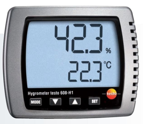 Testo 608-H1 DIGITAL THERMO-HYGROMETER