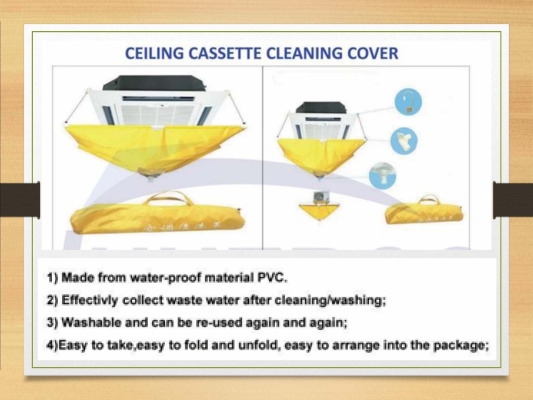 CULMI IC-ACCC03 (YELLOW) FULL CLEANING BAG FOR CEILING CASSETTE A/C