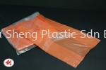 Extra Small Orange (7''+4.5"x13''x0.015mm) Extra Small Size HDPE Plastic Bag