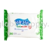 Wetty Antibacterial Fragrance Free Wet Wipes 30 PCS Antibacterial Fragrance Free Wet Wipes Antibacterial Wipes Wetty