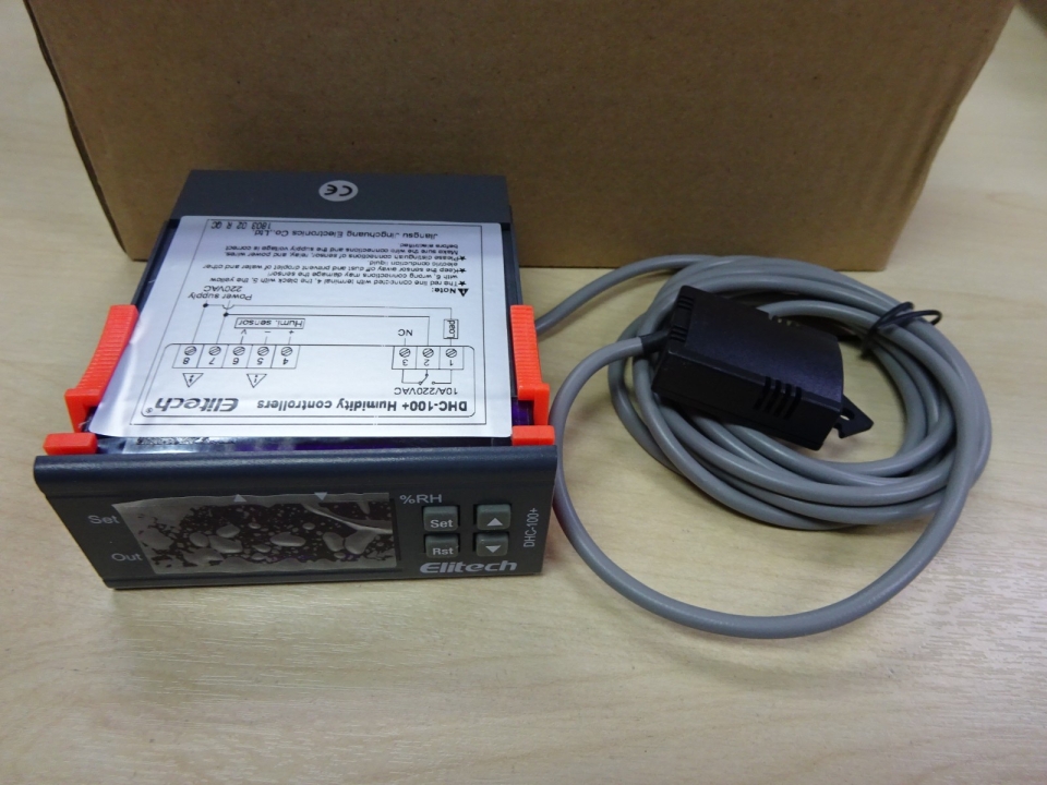 ELITECH DIGITAL HUMIDITY CONTROLLER DHC-100+ (220V) C/W SENSOR